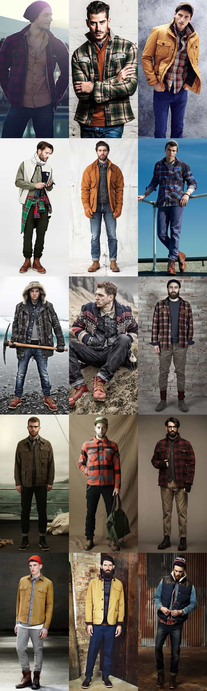 Men's Hunter Gather Style/Outfit Inspiration Lookbook