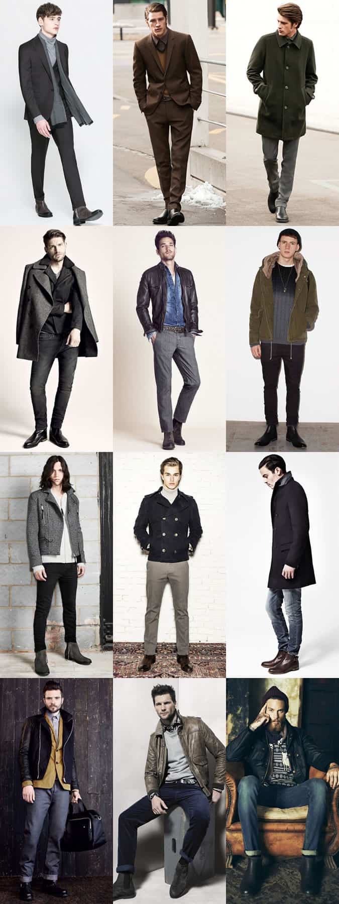 Men's Chelsea Boots Lookbook Outfit Inspiration
