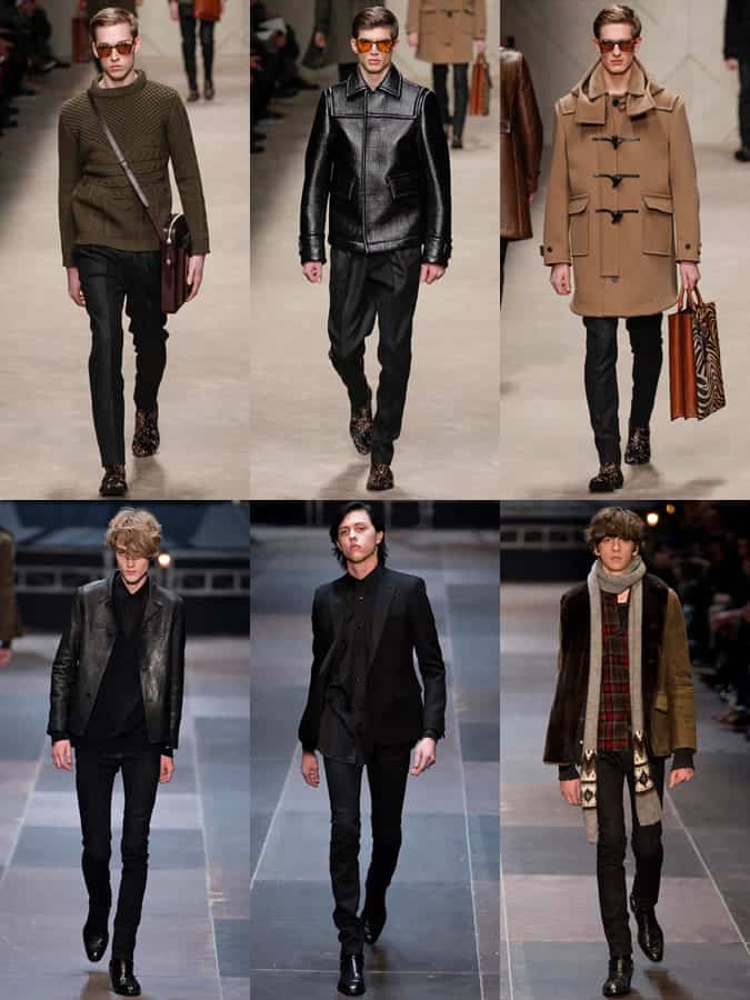 Chelsea boots on the AW13 runways at Burberry Prorsum and Saint Laurent