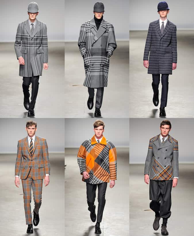 E.Tautz Menswear AW13 Checks
