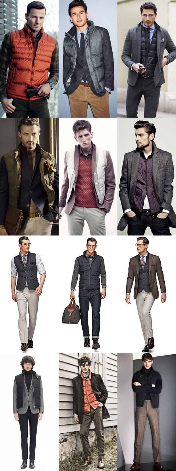 Smart Men's Gilets Outfit Lookbook Inspiration