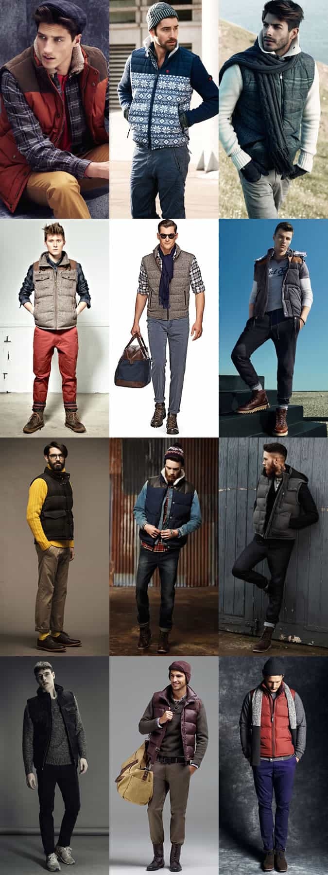 Men's Casual, Heritage and Workerwear-inspired Gilet Outfit Lookbook