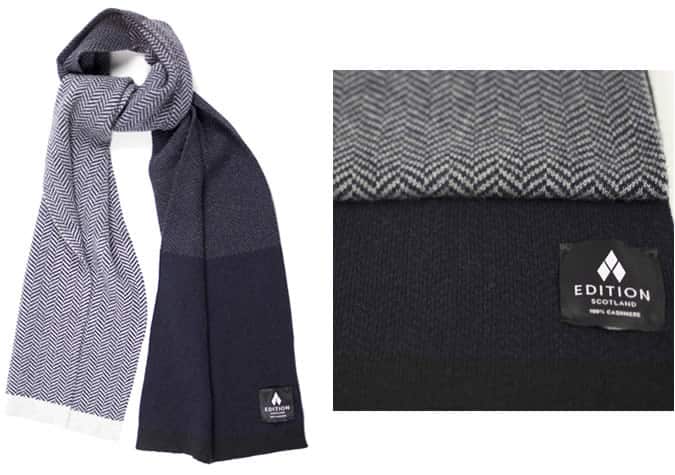 Universal Works Raison Herringbone Scarf