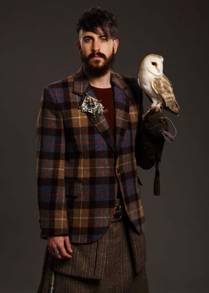 ten30 Harris tweed tartan jackets