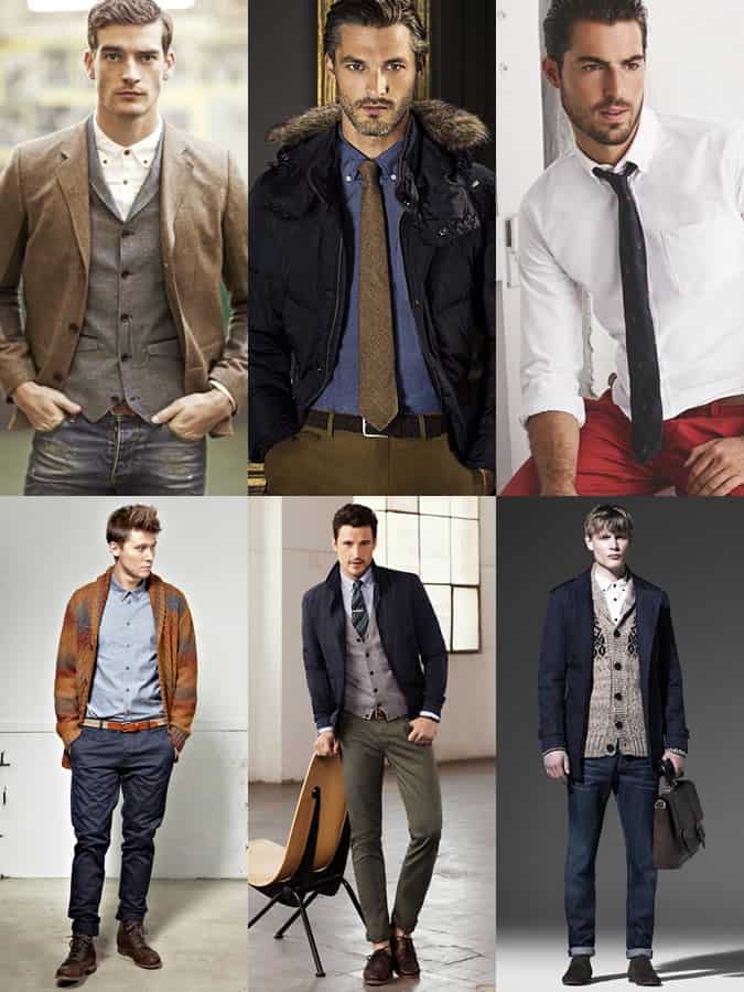 Men's Oxford Cloth Button-Down Shirt Lookbook Outfit Inspiration
