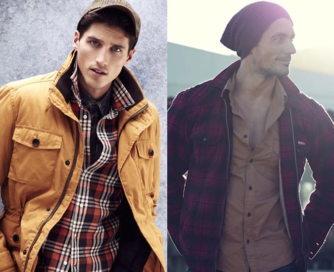 Men's Double Shirt Layering