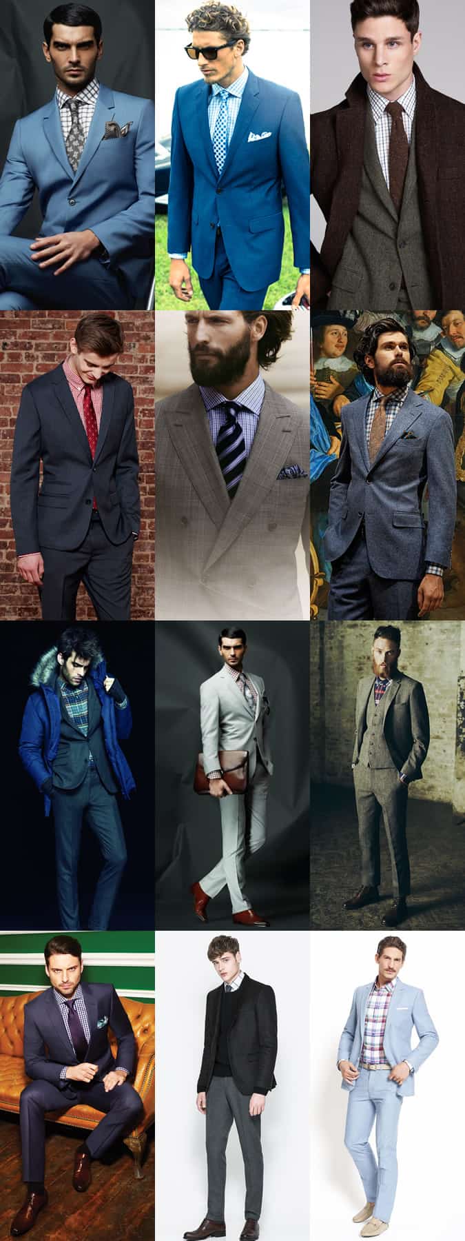 Men's Formal Checked Shirts Outfit Inspiration Lookbook