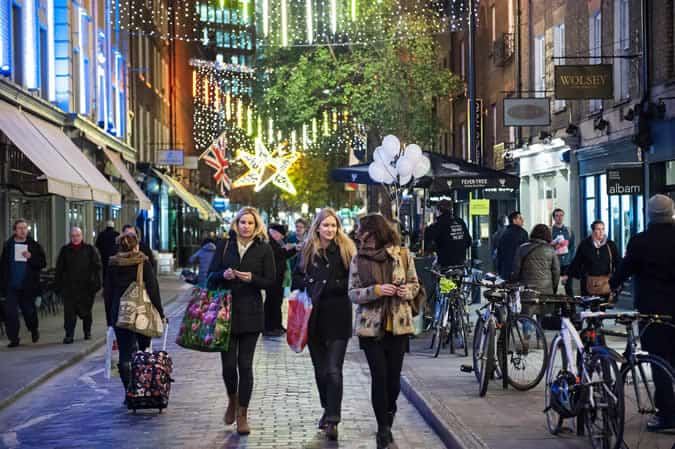The Seven Dials and St Martin’s Courtyard Christmas shopping night out