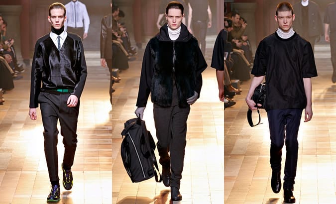 Lanvin Roll Necks - AW13 Men's Runways