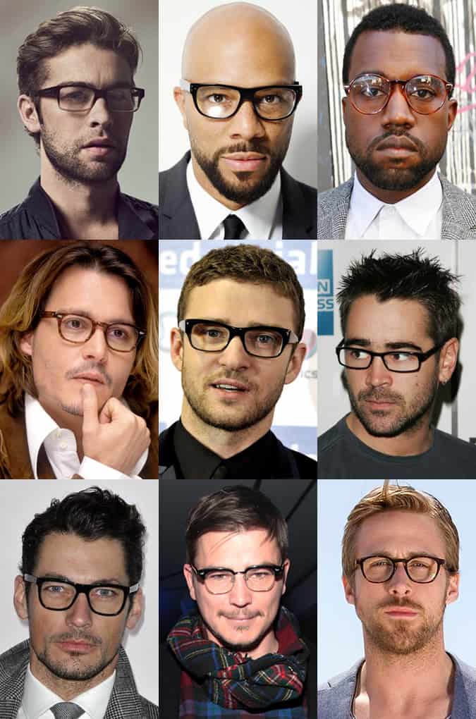 Men's Celebrity Glasses/Spectacles Lookbook