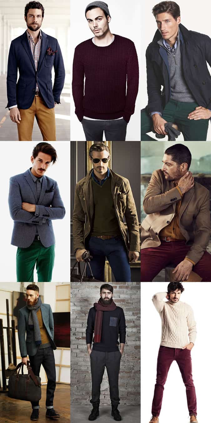 Men's Christmas Colours-Inspired Outfit Inspiration Lookbook