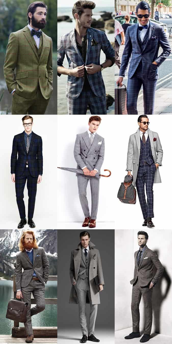 Men's Plaid Tailoring and Suiting Lookbook