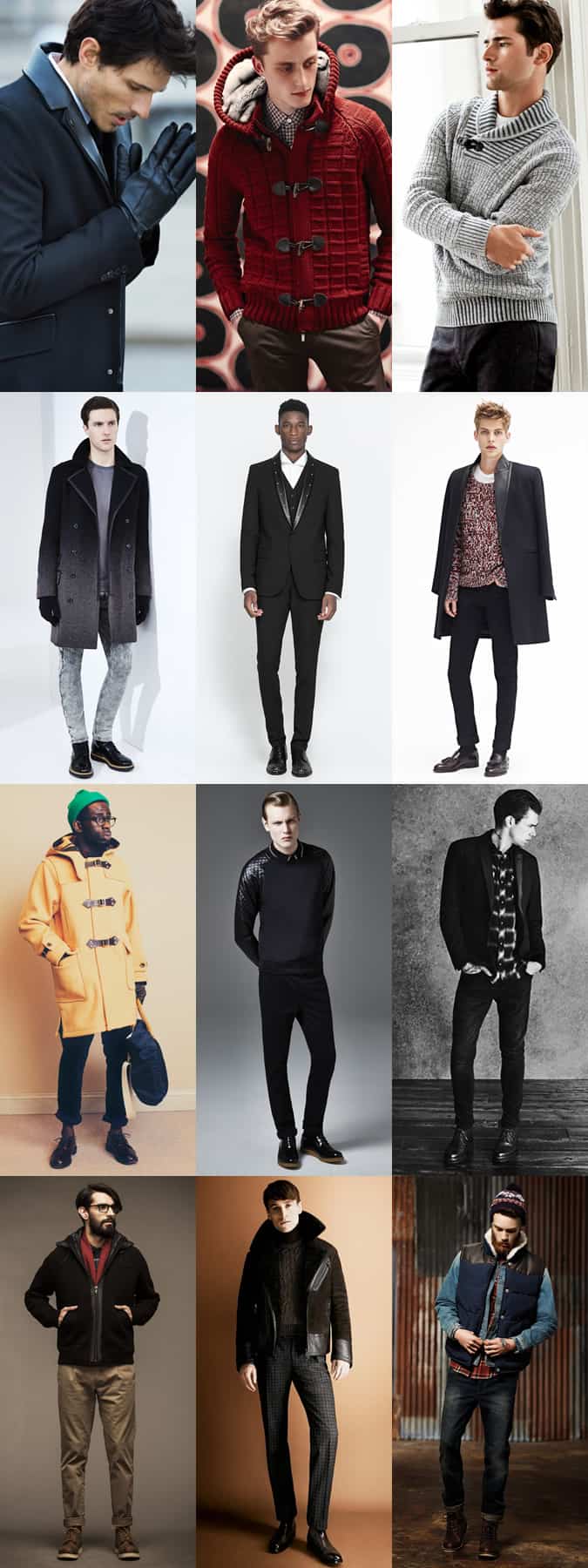 Men's Leather Detailing Outfit Inspiration Lookbook
