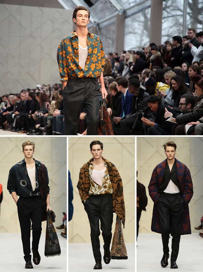 Burberry Prorsum AW13 - Autumnal Foliage Theme
