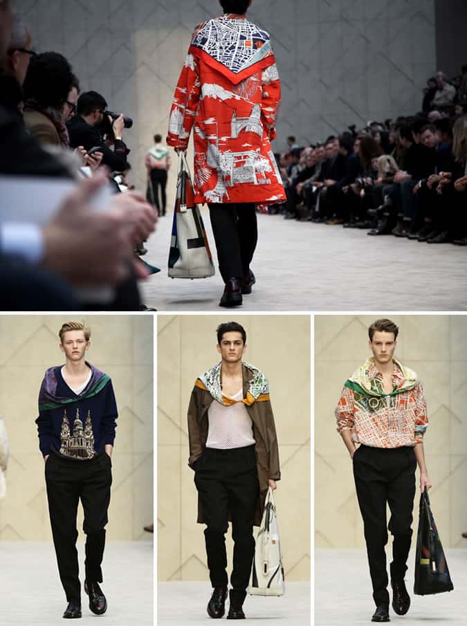 Burberry Prorsum AW13 - A Love Letter to London Town Theme