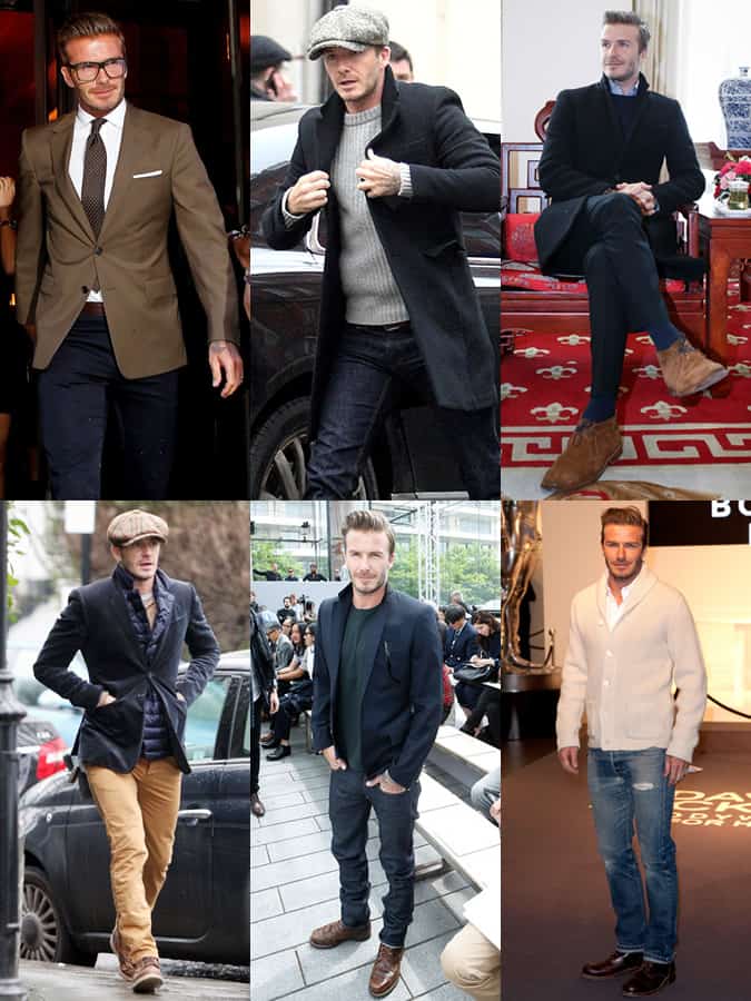 David Beckham 2013 Outfits Lookbook