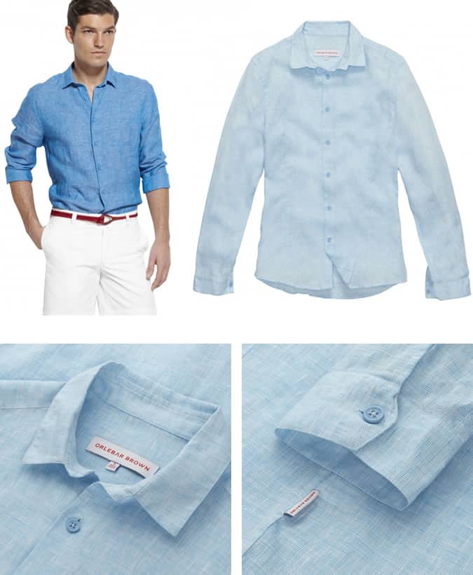 Orlebar Brown Morton Linen Shirt