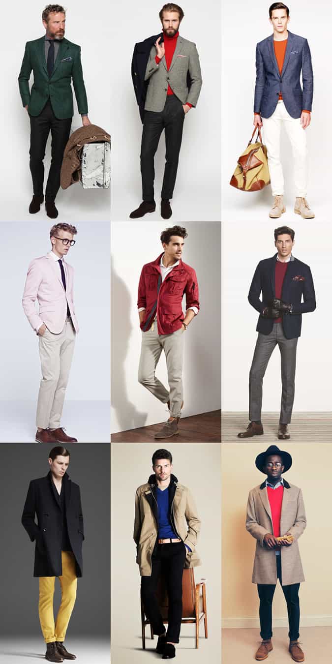 Men's Single Colour With Neutrals/Monochrome Outfit Inspiration Lookbook