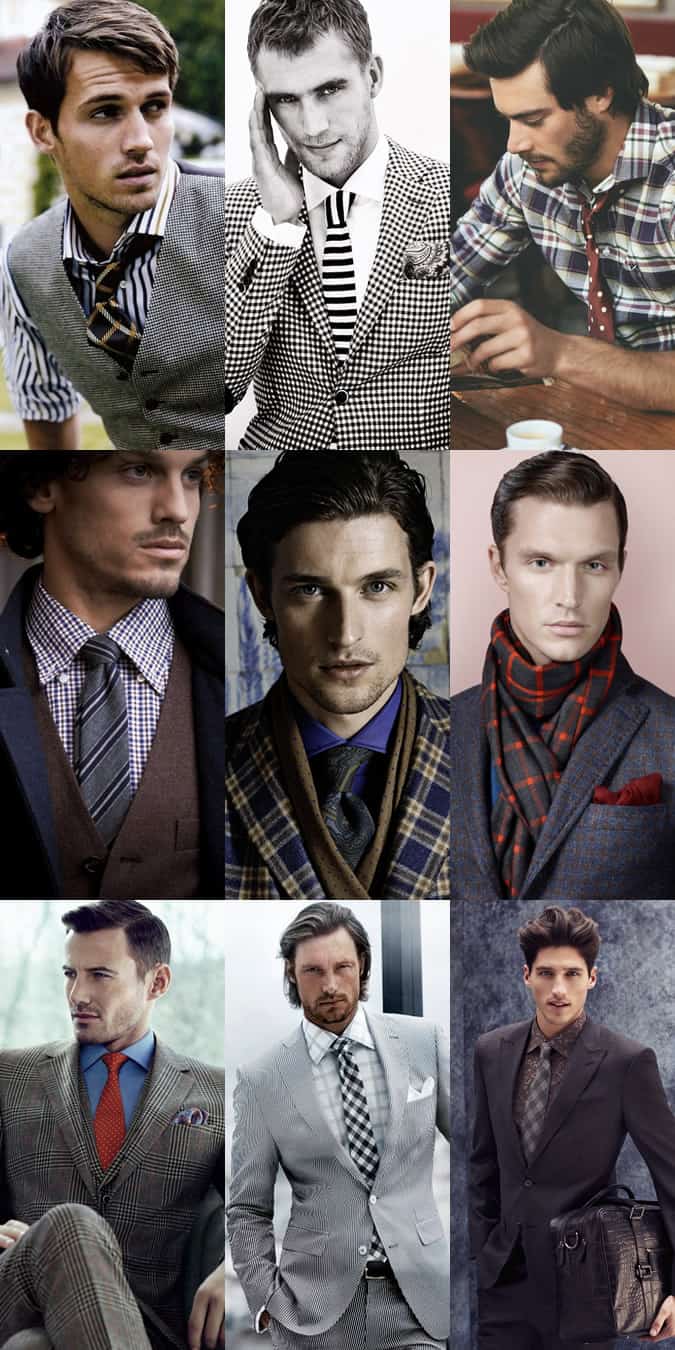 Men's Pattern Mixing Lookbook