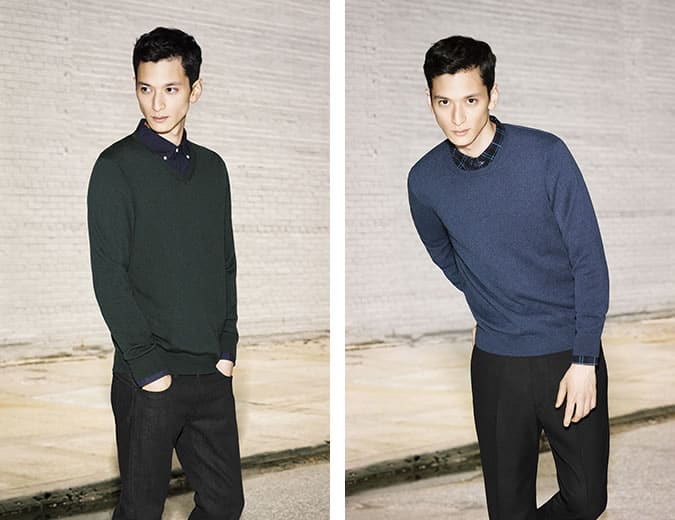 Uniqlo Menswear Autumn/Winter 2014 Preview Collection - 100% Merino Wool Knitwear