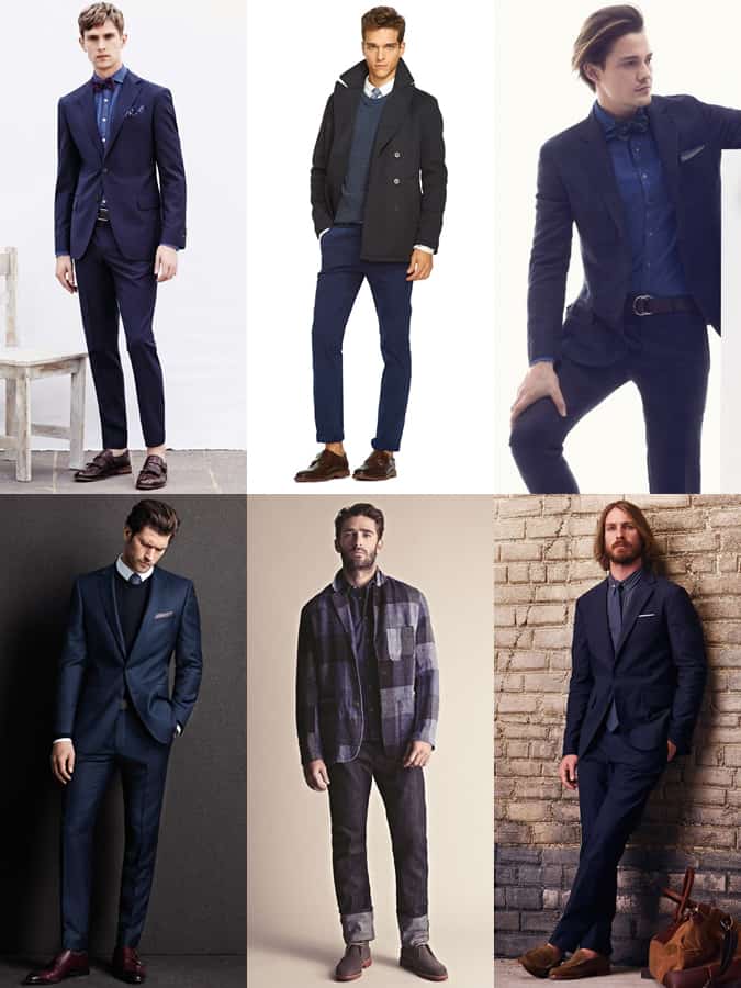 Men's All-Navy Outfit Inspiration Lookbook - The Finer Details