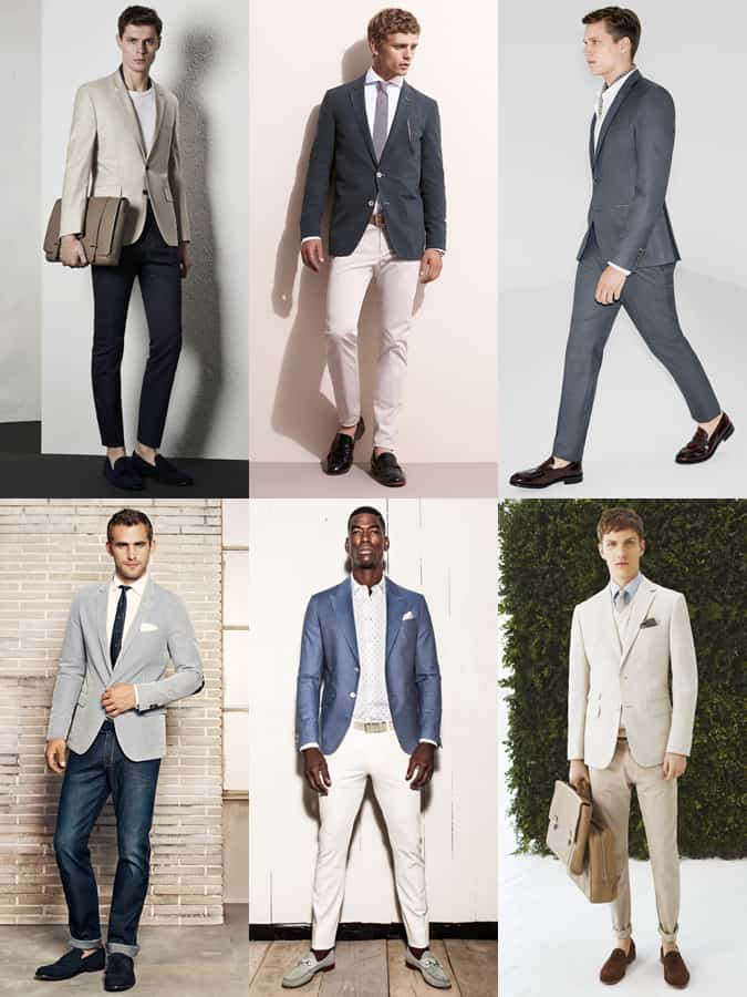 Men's Smart Loafer Styling - Outfit Inspiration Lookbook