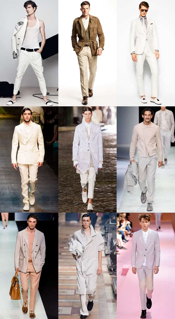 Menswear SS14 Collections - Nude Tone Pieces