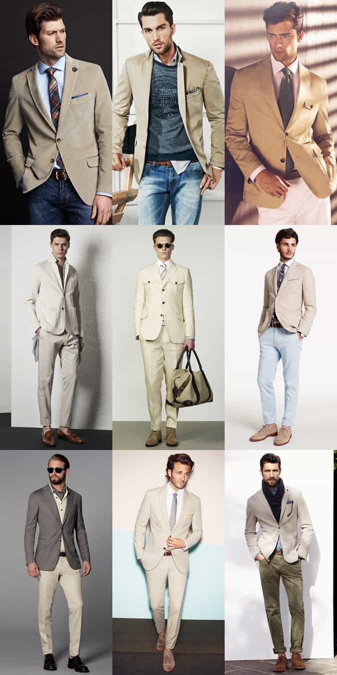 Men's Nude Tone Tailoring - Spring/Summer 2014 Outfit Inspiration Lookbook