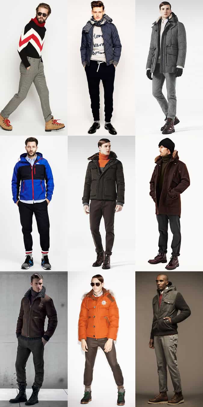 Men's Apres-Ski Outfit Inspiration Lookbook - Winter Trousers, Luxe Sweat Pants and Heavyweight Chinos/Jeans