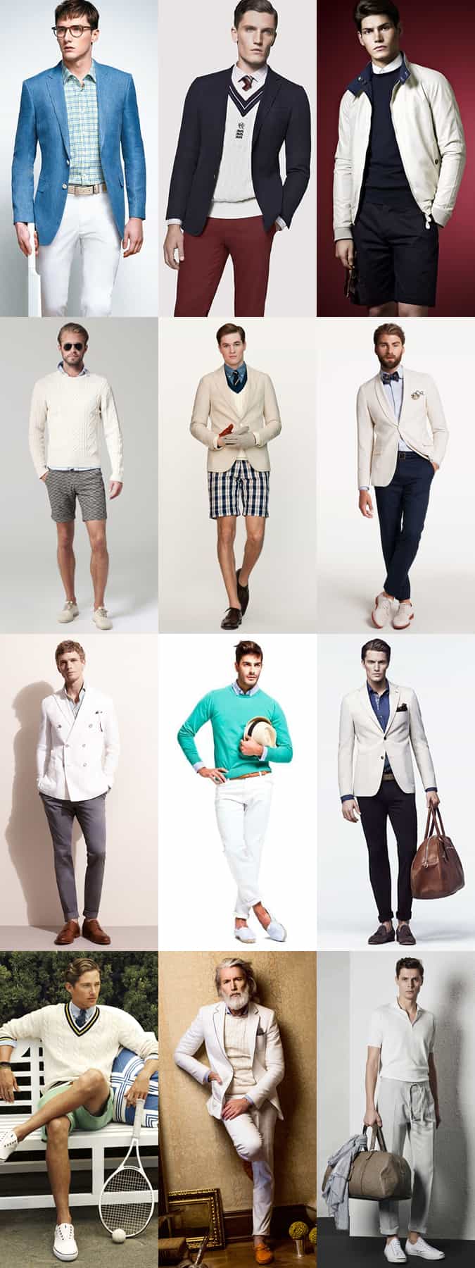 Men's Summer Whites and Cricket-Inspired Outfit Inspiration Lookbook