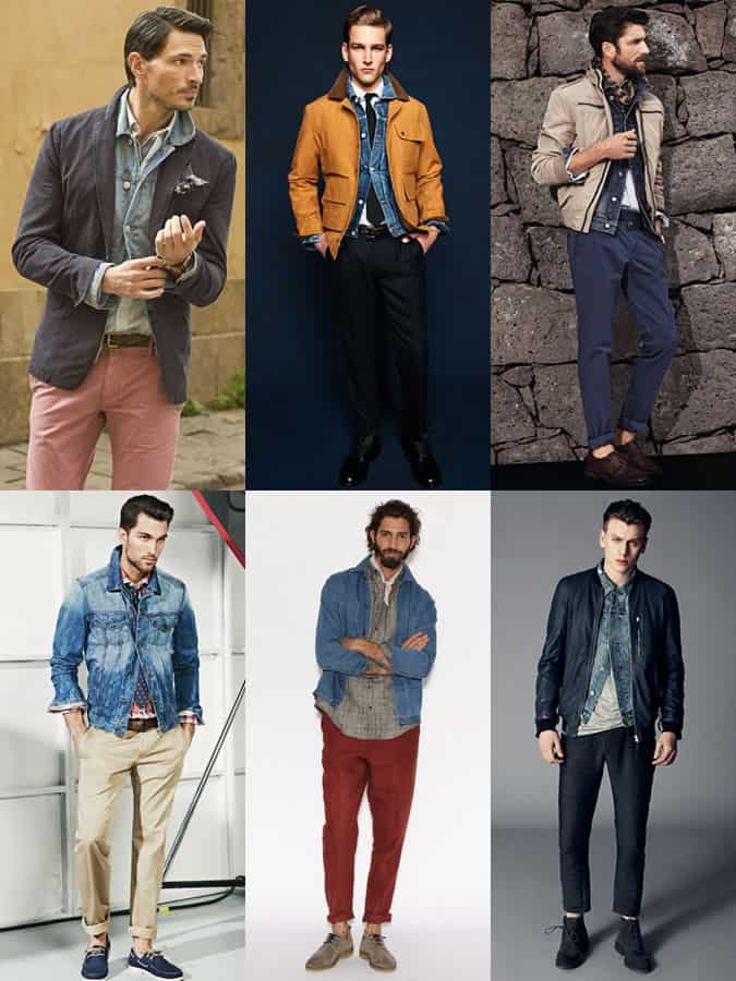 Men's Denim Jacket Lookbook - Experimenting With Ways To Wear