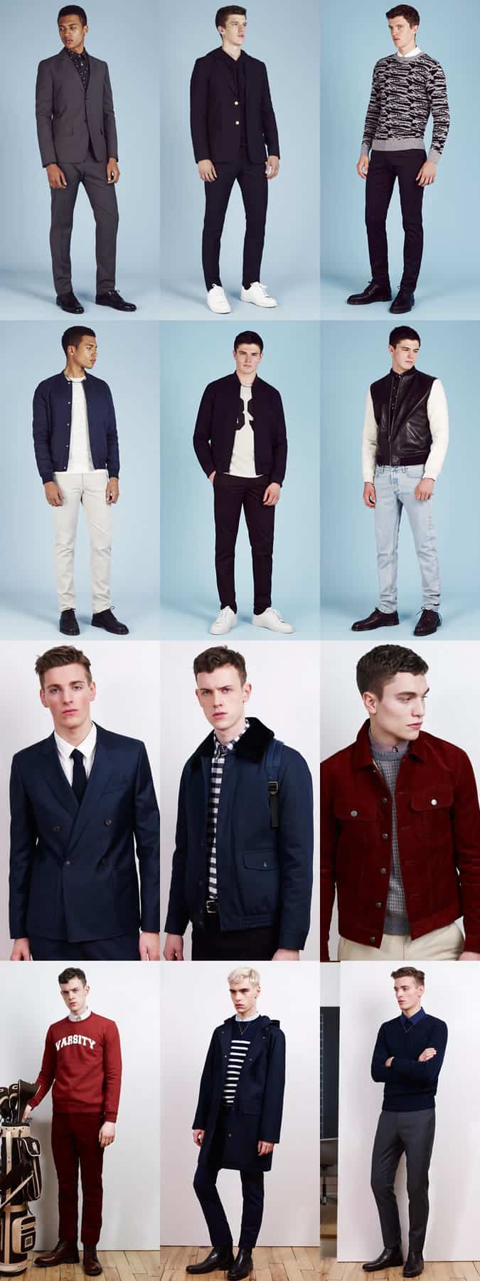 A.P.C Menswear Lookbooks - SS14 & AW14