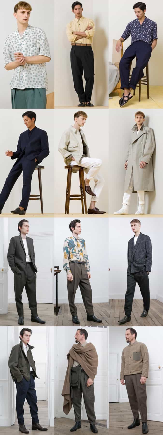 Christophe Lemaire Menswear Lookbooks