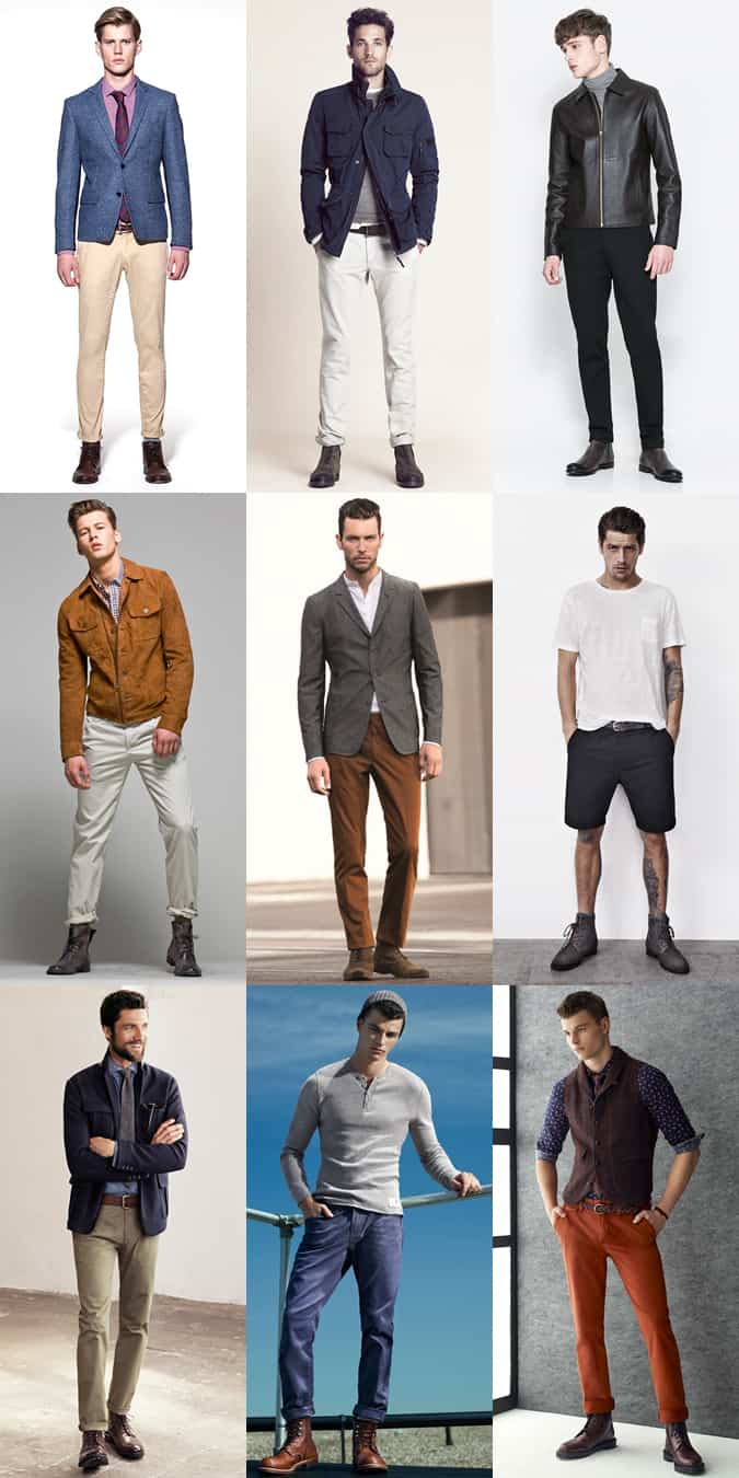 Wearing Men's Winter Boots In Spring/Summer - Outfit Lookbook Inspiration