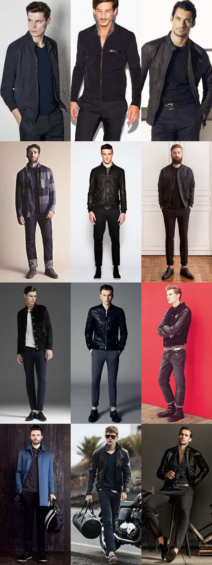 Men's Monochrome Going Out Outfits Lookbook
