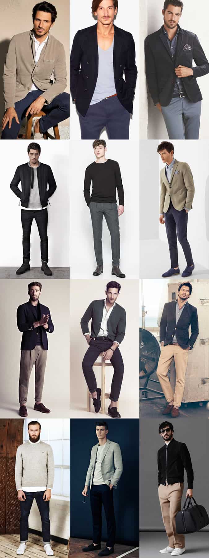 Men's Going Out Outfits Lookbook - Using Wardrobe Basics