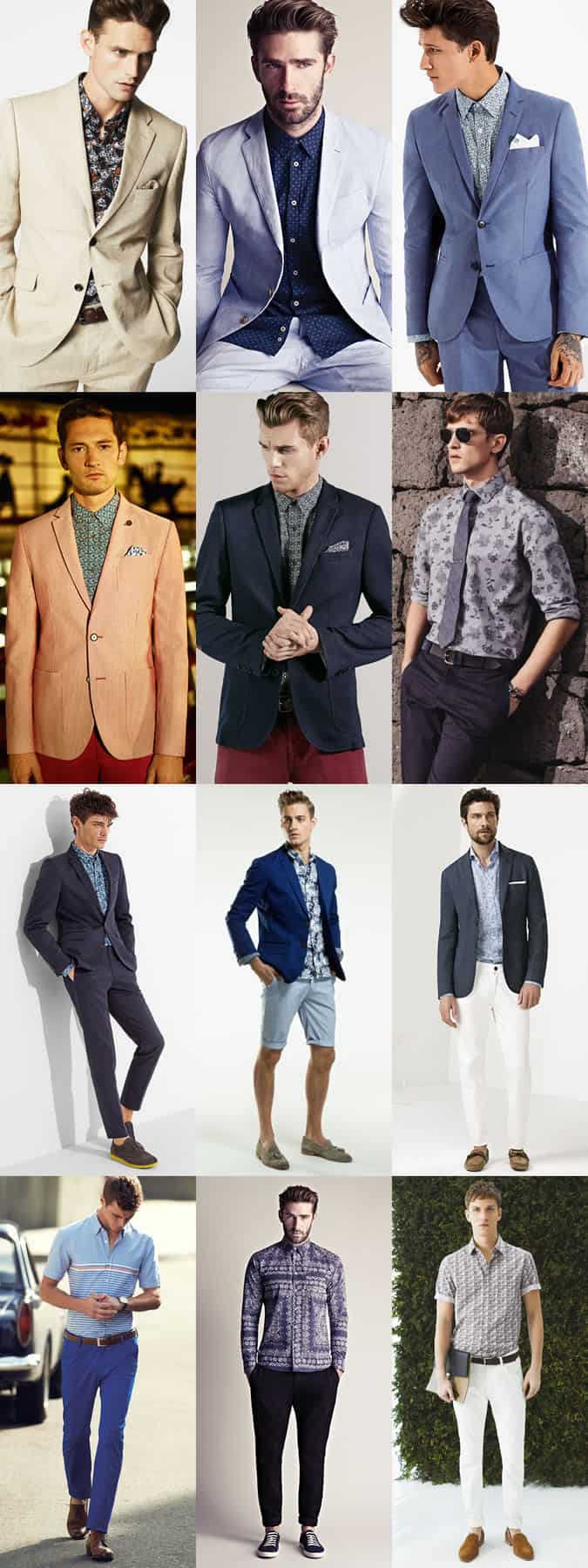 Men's Printed Shirts - Spring/Summer Outfit Inspiration Lookbook