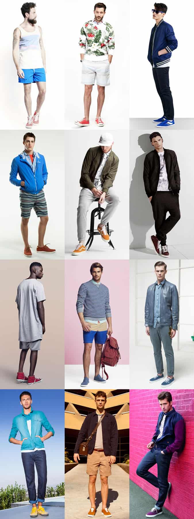 Men's Colour-Pop Trainer - Outfit Inspiration Lookbook