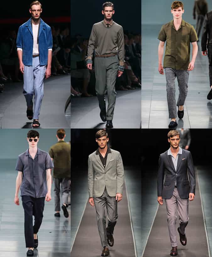 Americana Influences On The SS14 Menswear Runways at Zegna, Canali and Nicole Farhi