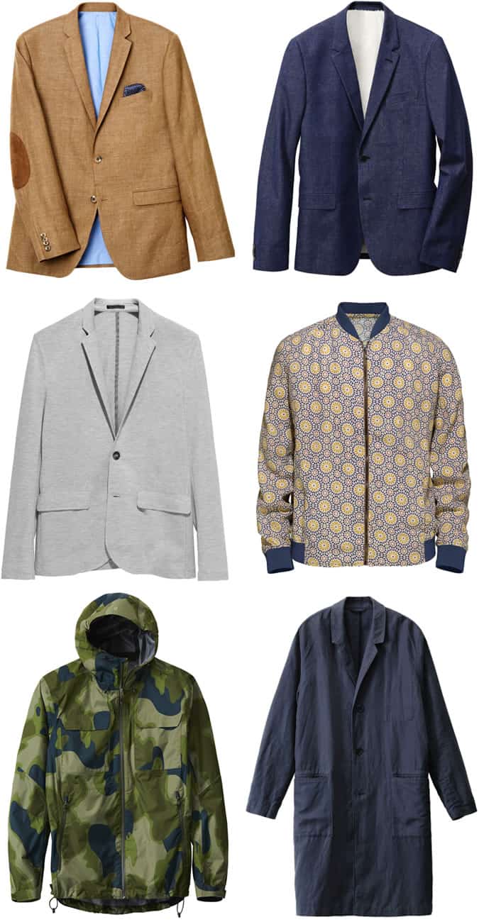 H&M Menswear Summer 2014 Collection - Key Blazers and Outerwear