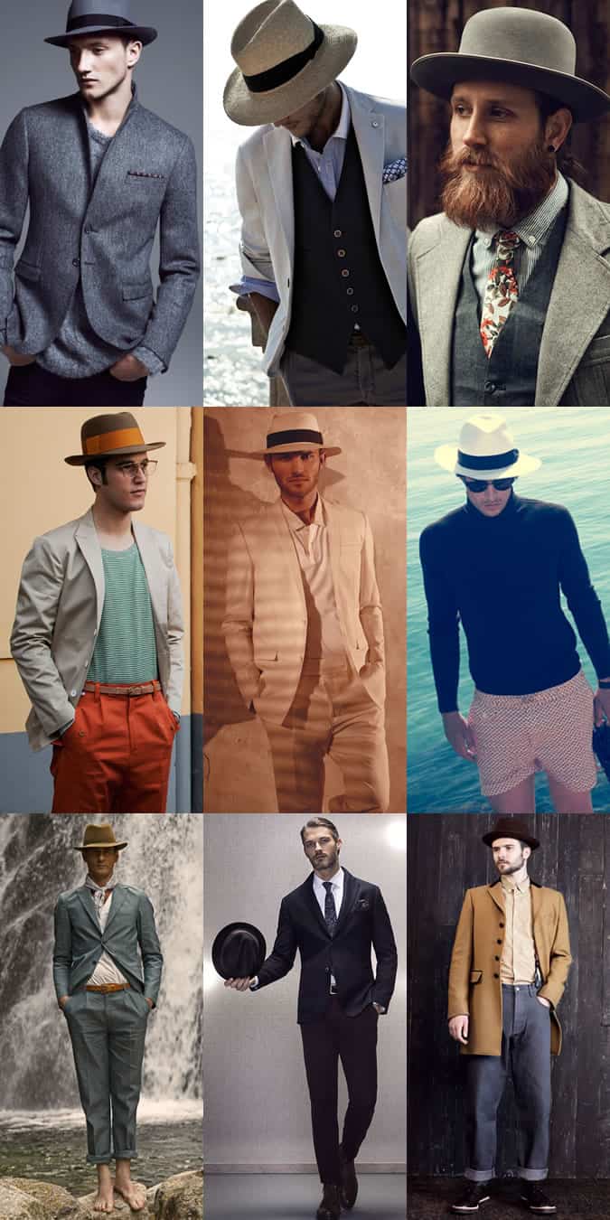 Men's Wide Brim Hat Outfit Inspiration Lookbook