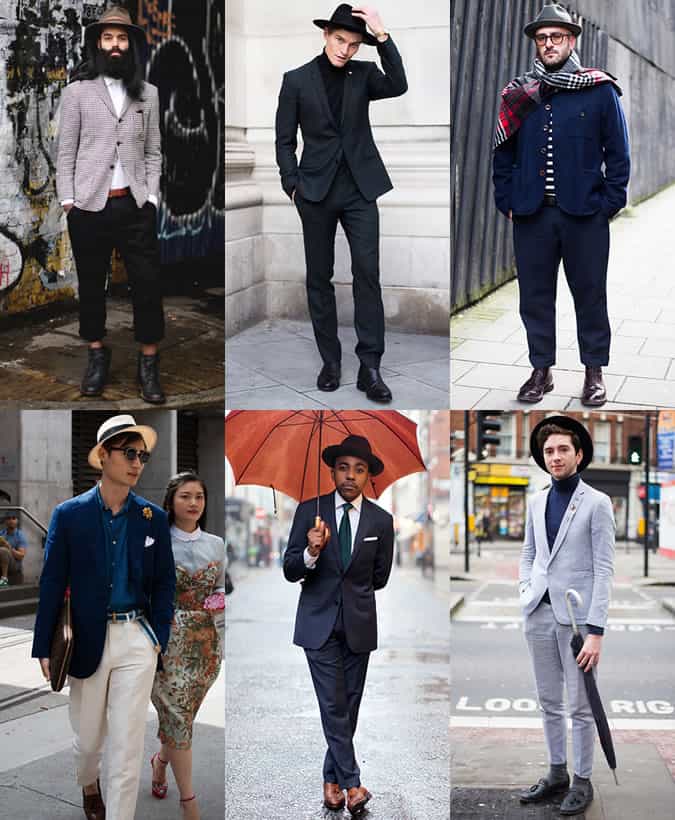 Men's Street Style - Wide Brim Hats