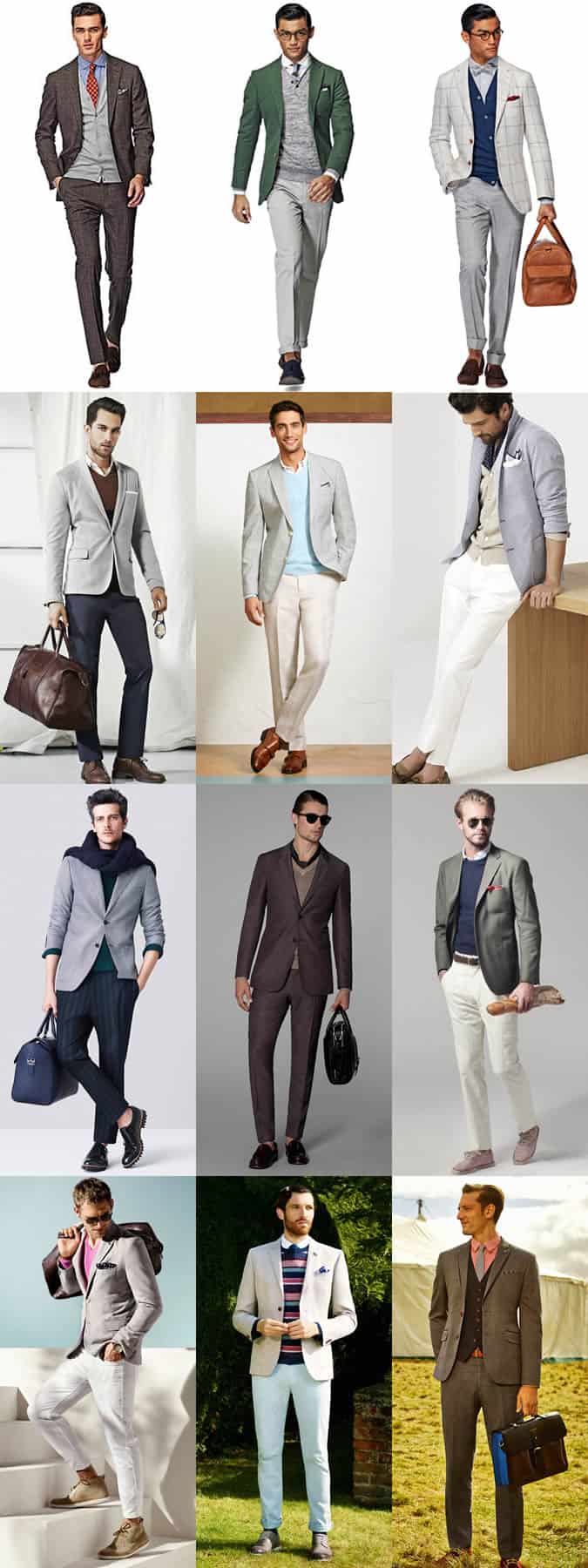 How To Layer In Summer - Men's Knitwear - Smart/Formal Outfit Inspiration Lookbook