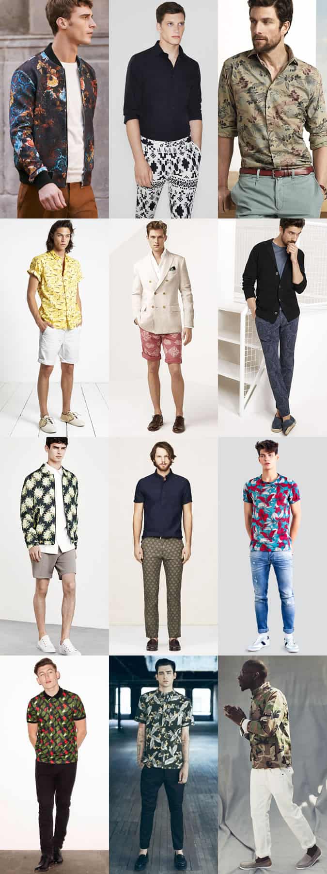 Men's Bold Statement Clothing/Pieces - Summer Outfit Inspiration Lookbook