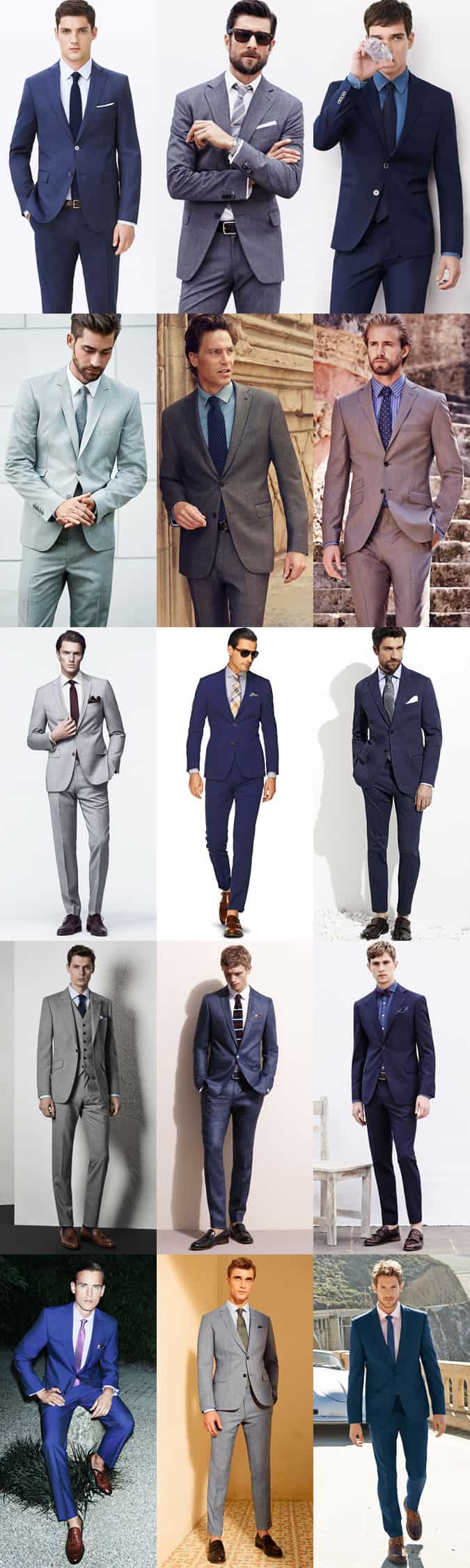 Men's Summer City Wedding Outfit Inspiration Lookbook