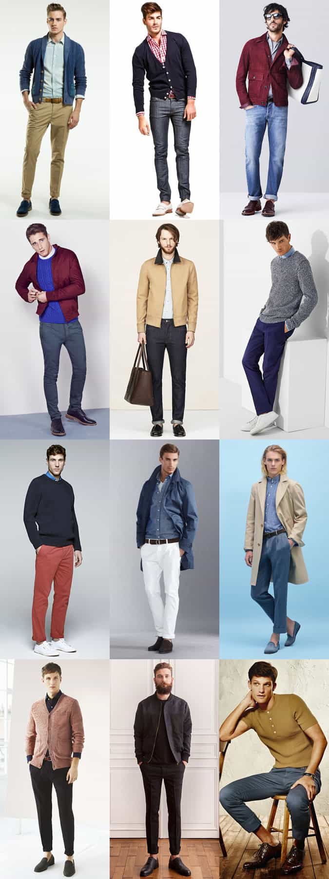 Men's Dress Down Friday Outfit Examples - Using Fabrics, Textures and Colours To Individualise Your Look