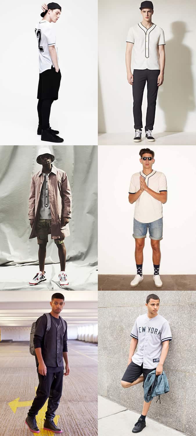 Men's Baseball Tops Outfit Inspiration Lookbook
