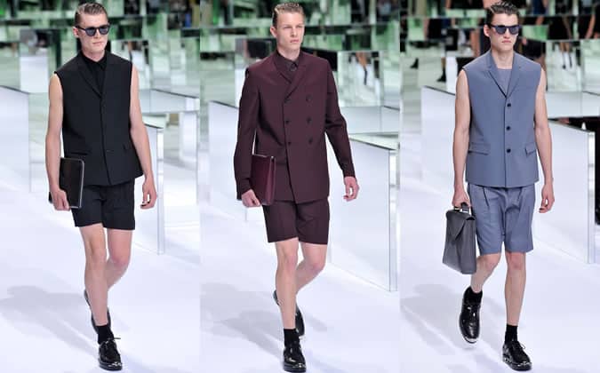 Dior Homme Document Holders and Briefcase Hybrids on SS14 Menswear Runways