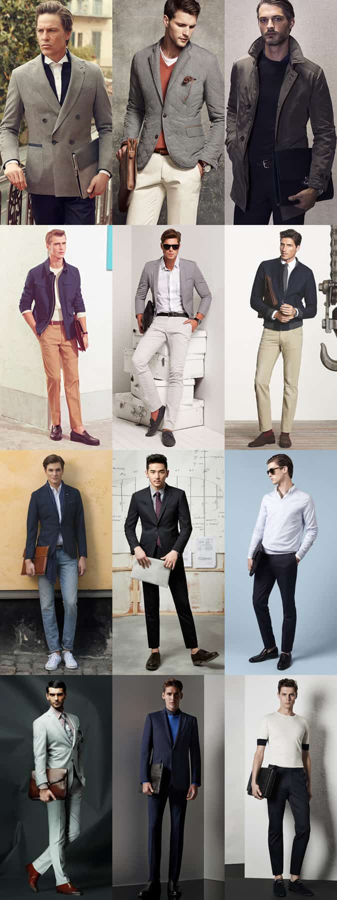 Men's Document Holders/Folio Outfit Inspiration Lookbook