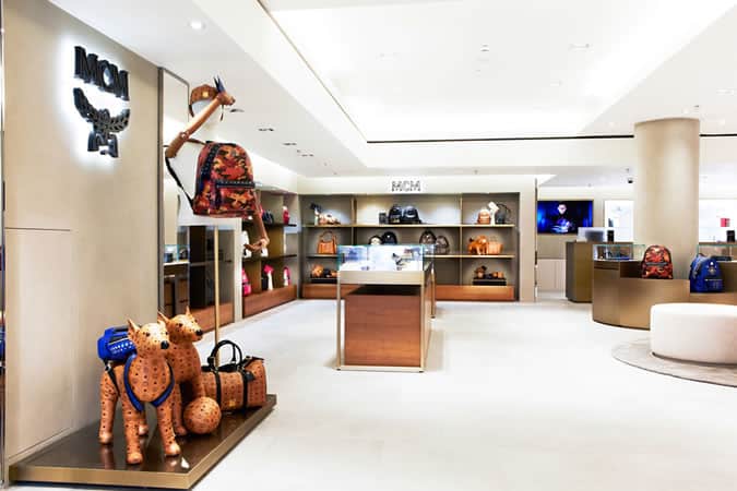 MCM Relaunches Harrods Shop